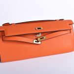 K clutch cut large epsom cow-skin