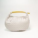 Dine small lambskin top handle bag